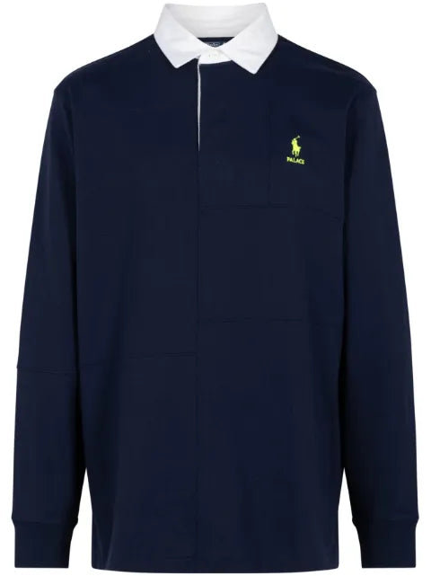 Palace x Polo Ralph Lauren Pieced rugby shirt