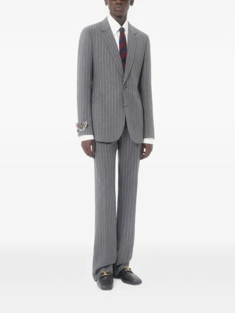 Valentino Garavani single-breasted jacket in pinstripe wool