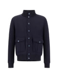 Herno button-fastening padded jacket