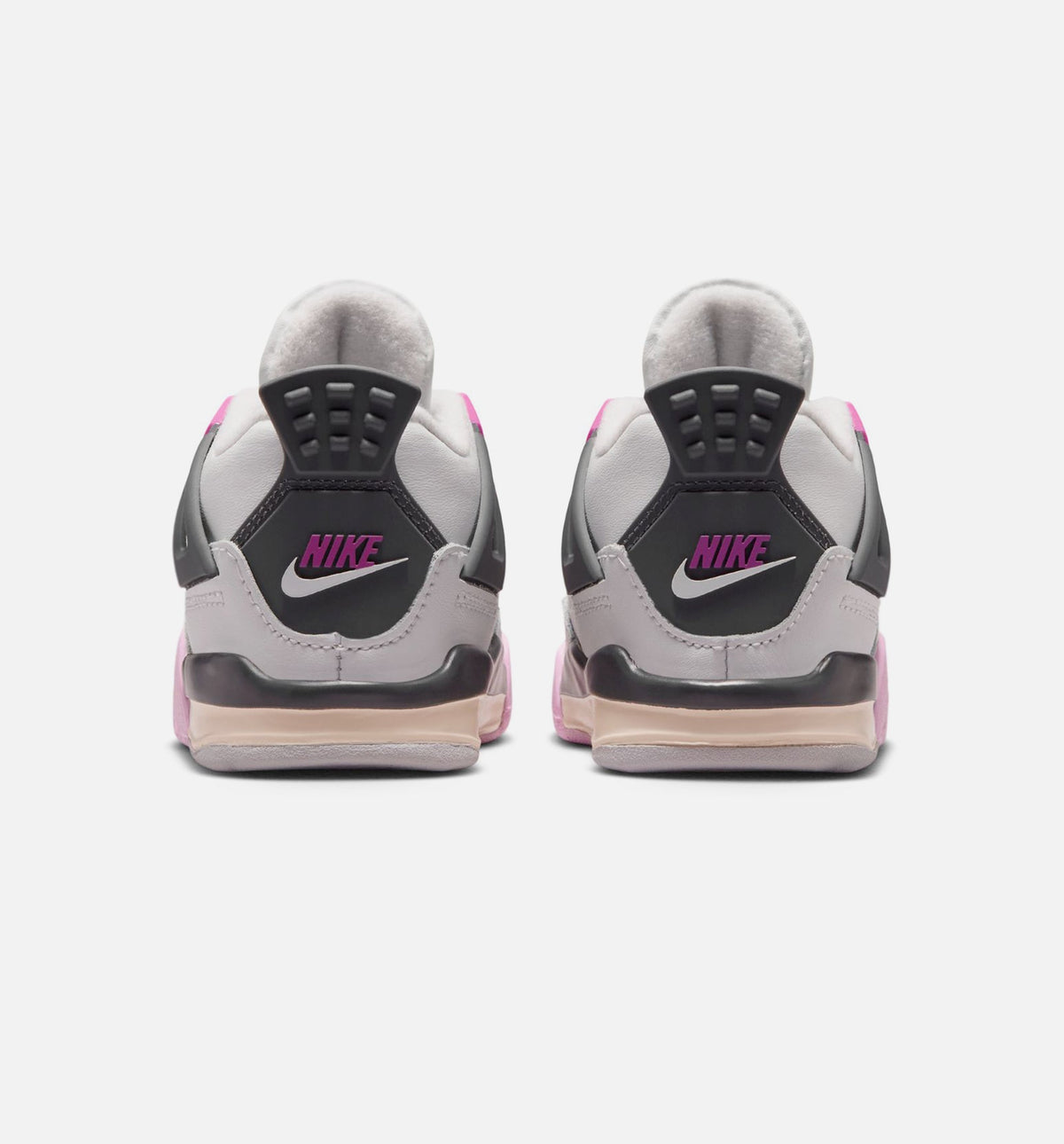 Air Jordan 4 Retro Comic Infant/Toddler Shoes - Off White Fire Pink Anthracite