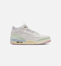Air Jordan 3 Retro Sail Jade Aura Men's Lifestyle Shoes - Sail/Jade Aura/Aura/Iced Carmine