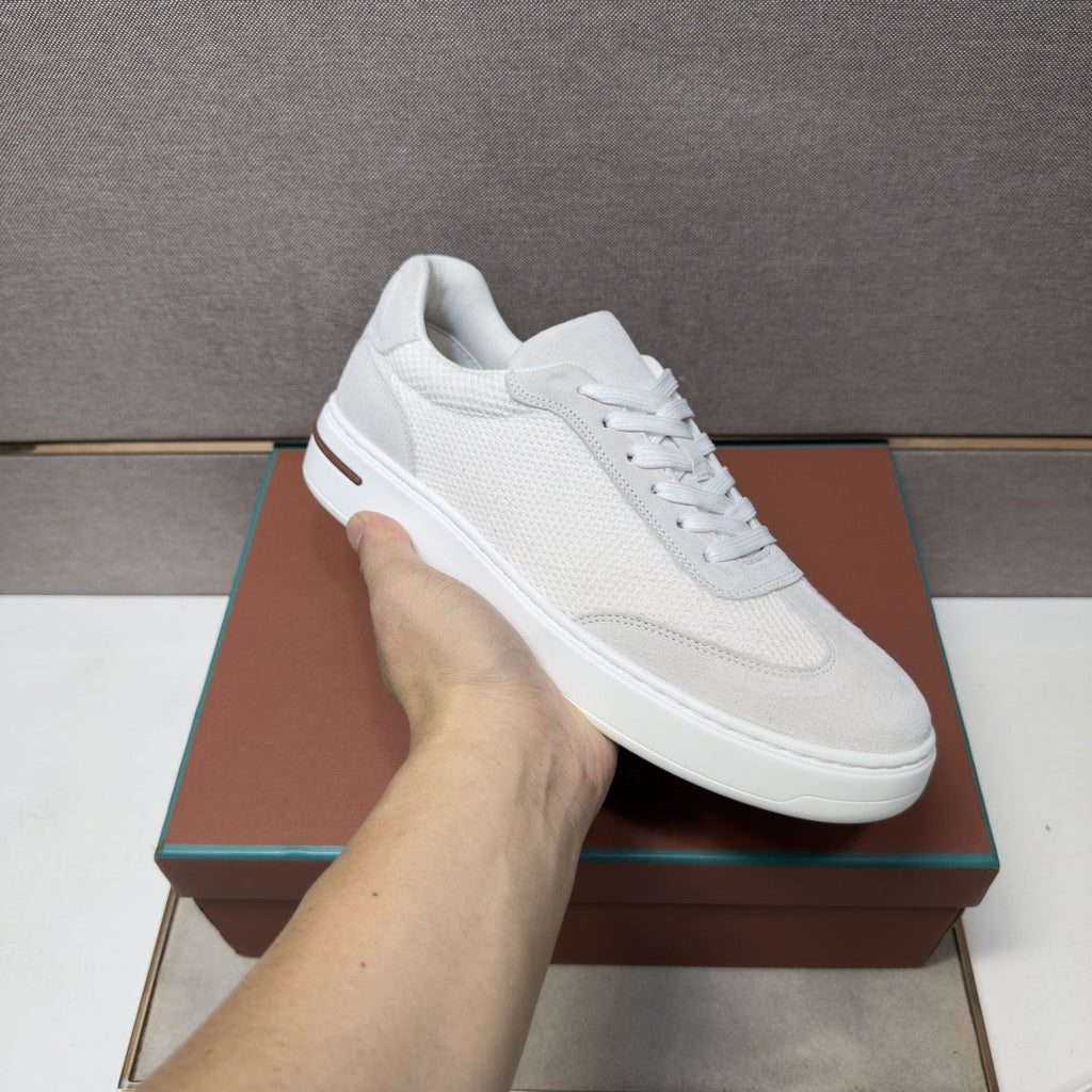 Men's Paneled Low-Top Sneakers