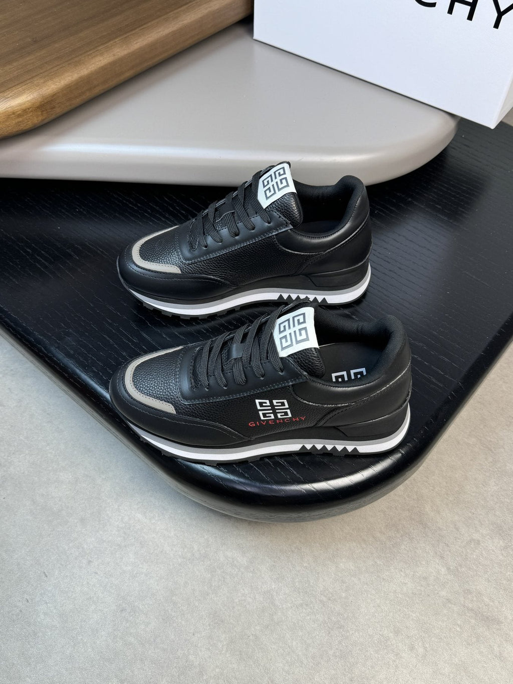 Givenchy Paneled Low-Top Sneakers